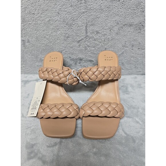 A New Day Womens Sandals Heeled size 6 slip on - Picture 1 of 10